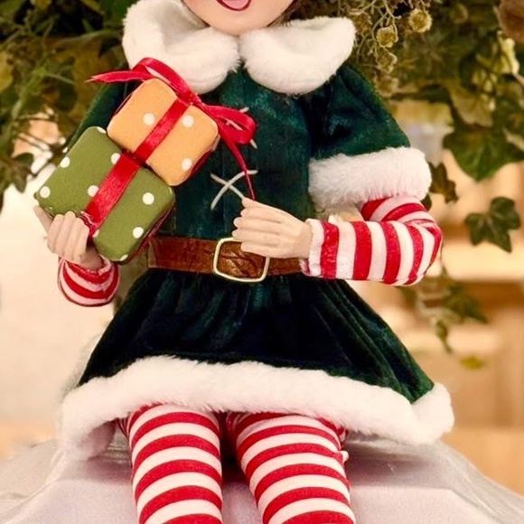 Elf-Rachael Zoe with Decorative Holiday Doll - Picture 2 of 2
